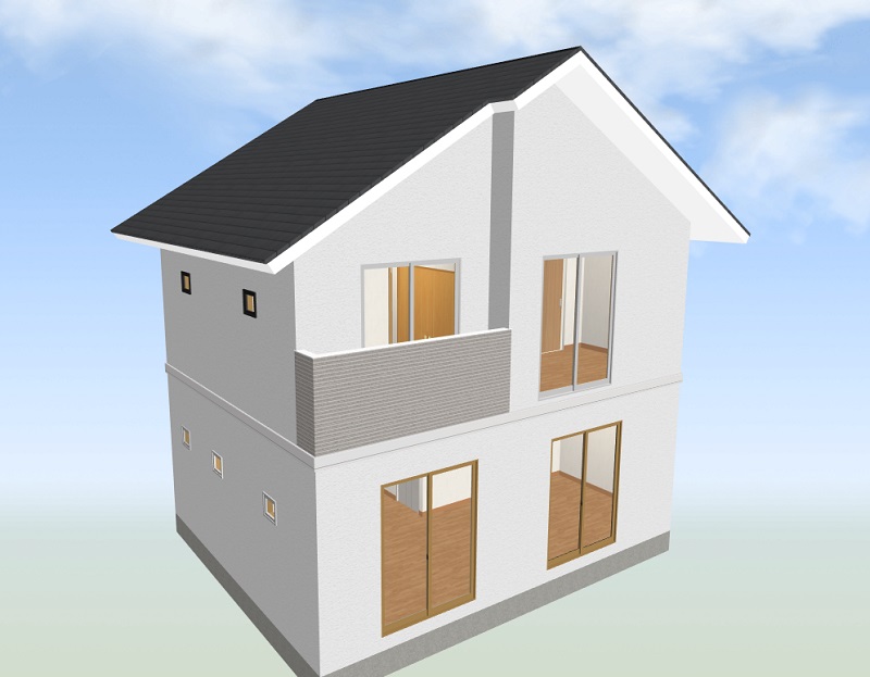 タマホームの元気の家を立体化シミュレーション
