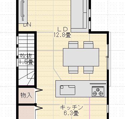 フォーライフ2LDK2階間取り