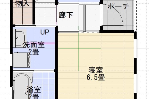 25坪3階建て2LDKトヨタT&S建設1階間取り